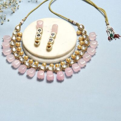 Kundan Necklace With Earrings