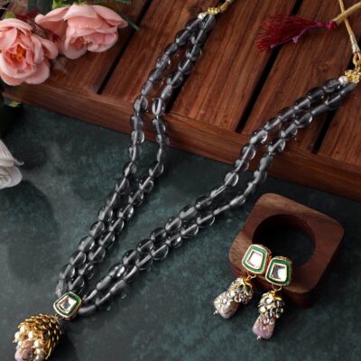 Kundan Necklace With Earrings