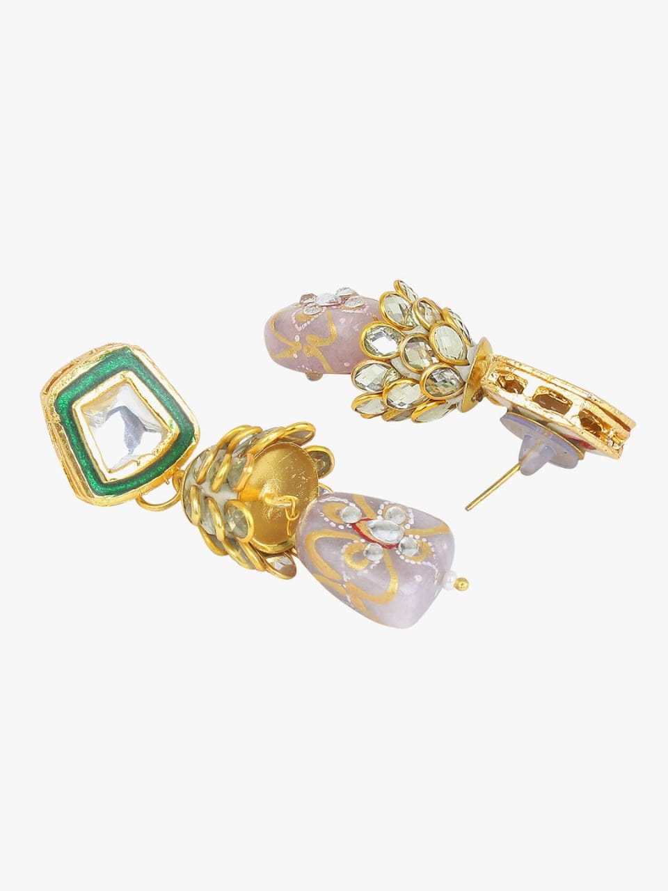 Kundan Necklace With Earrings - Image 6
