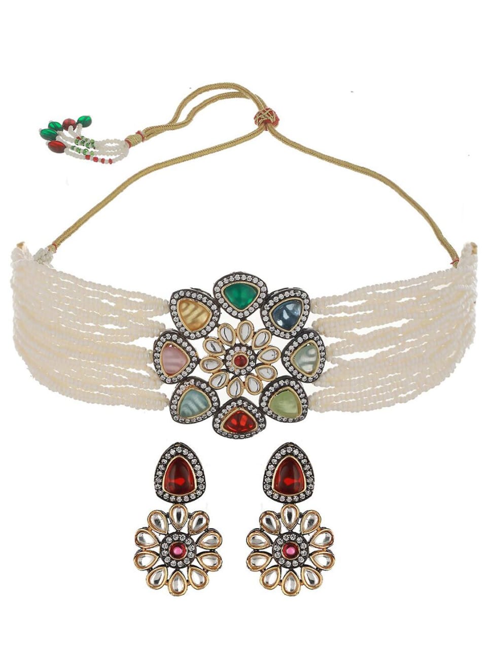 Kundan Ad Necklace - Image 4
