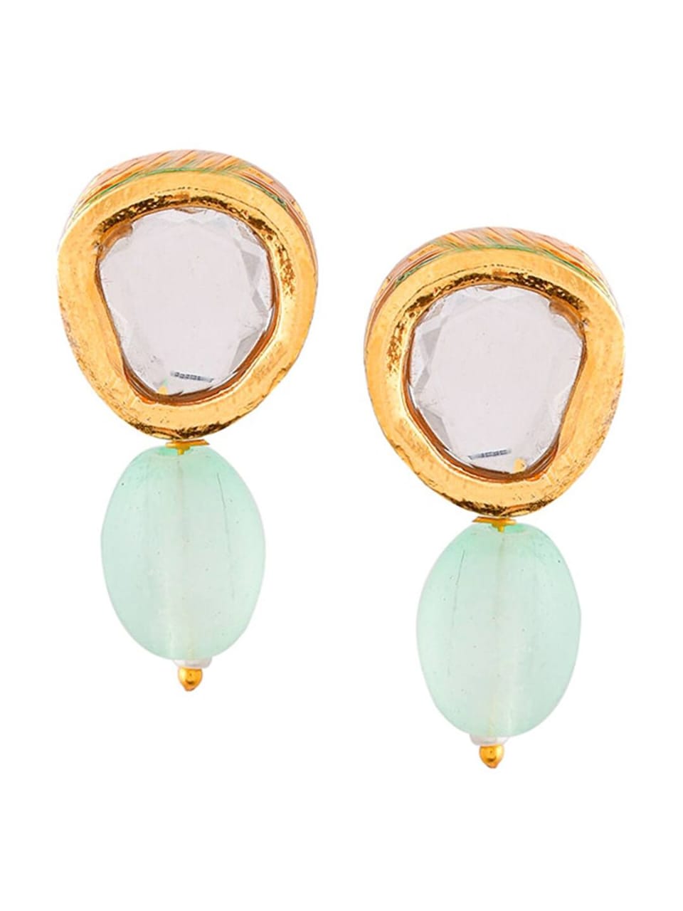 Kundan Necklace With Earrings - Image 6