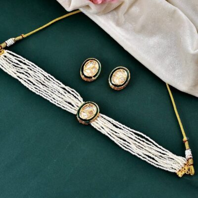 Kundan Pearl Necklace