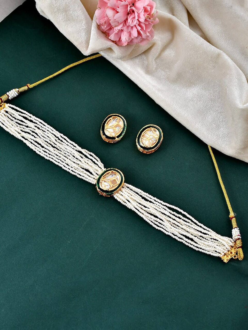 Kundan Pearl Necklace