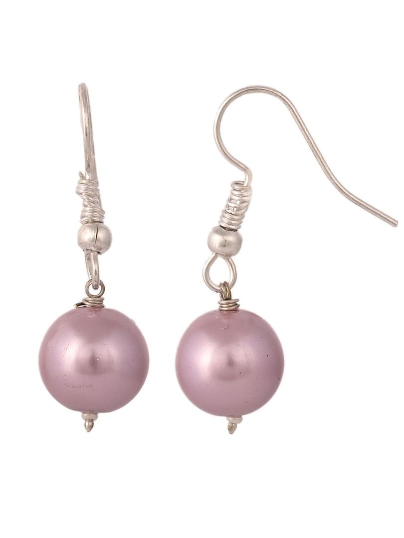 Pearl-Beaded Necklace & Earrings Set - Image 6