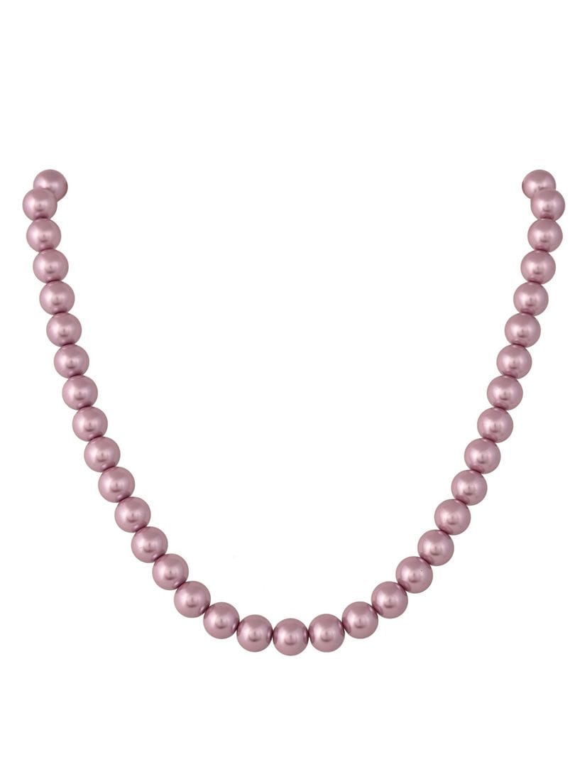 Pearl-Beaded Necklace & Earrings Set - Image 4