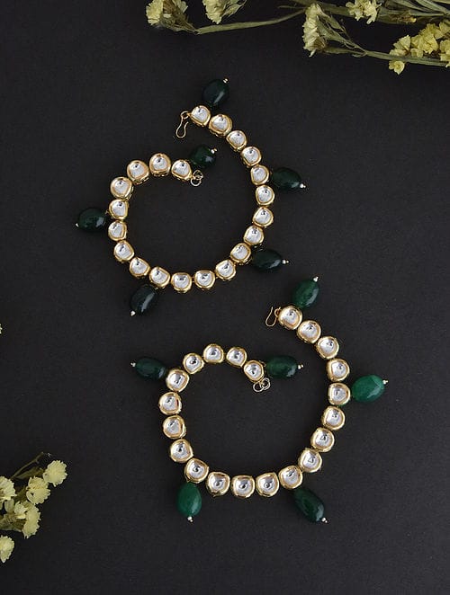 Delicate Gold & Peral Anklet - Image 2