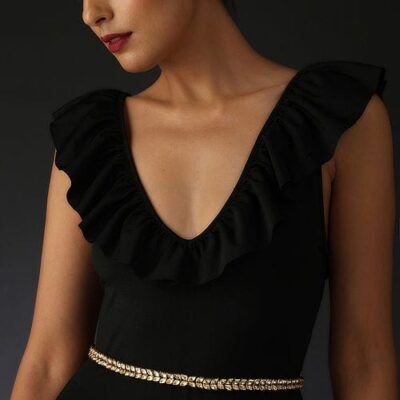 Gold Tone Kamarbandh West Belt