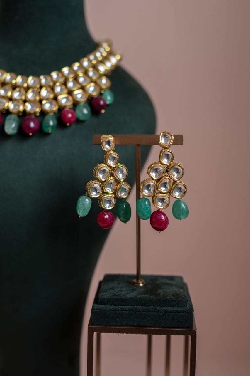 The latest Kundan jewellery Set - Image 3