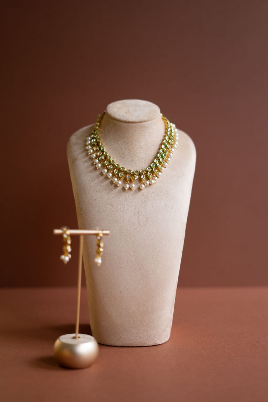 The latest Kundan jewellery Set