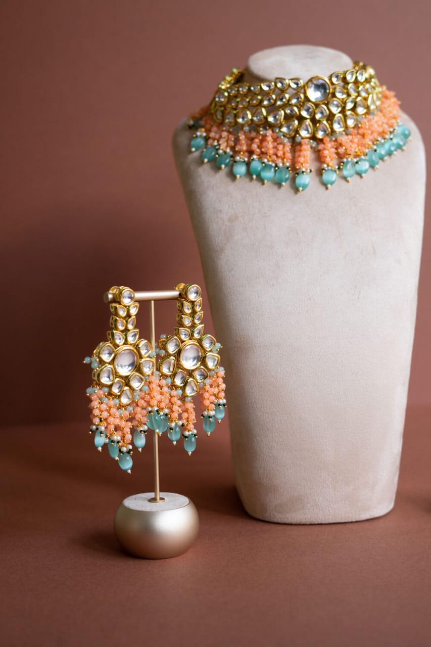 The latest Kundan jewellery Set - Image 3