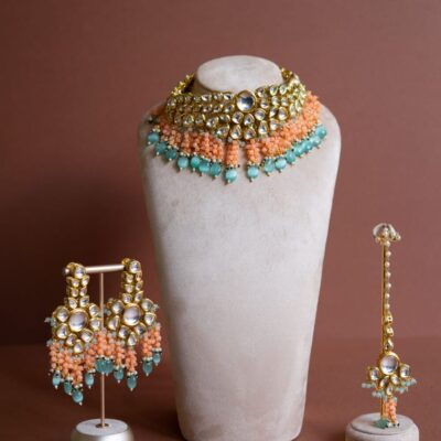 The latest Kundan jewellery Set