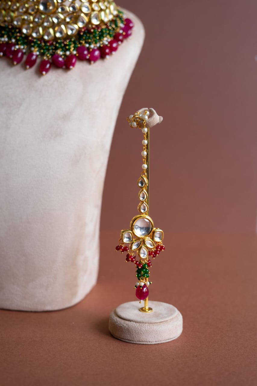 The latest Kundan jewellery Set - Image 4