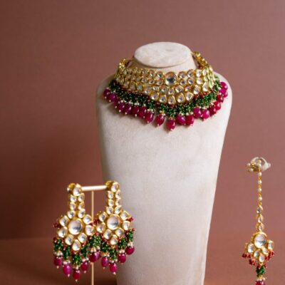The latest Kundan jewellery Set