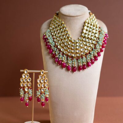The latest Kundan jewellery Set