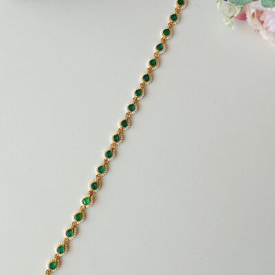 Gold Plated AD Studded Mathapatti
