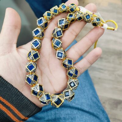 Blue Beads Necklace