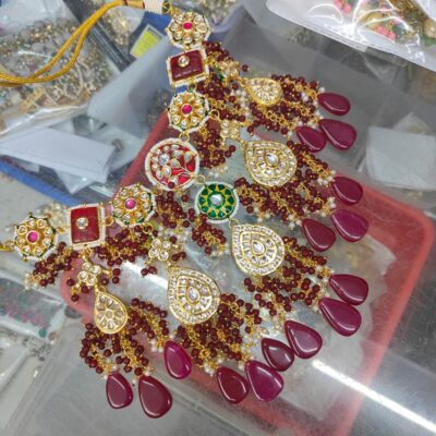 Heavy Meenakari Kundan Necklace