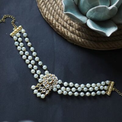 Kundan Flower Choker Set