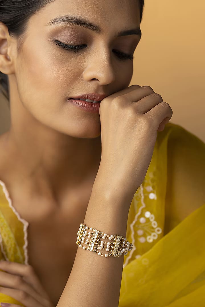 Pachi Kundan Bracelet - Image 4