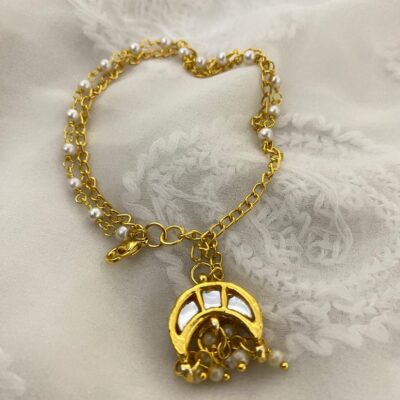 Moon Kundan Bracelet