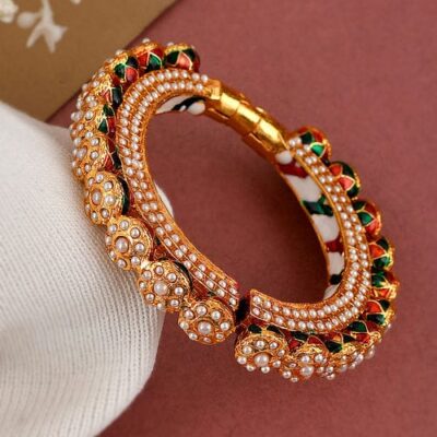 Gold Plated Rajwadi Bangle