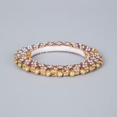 Gold Plated Rajwadi Bangle