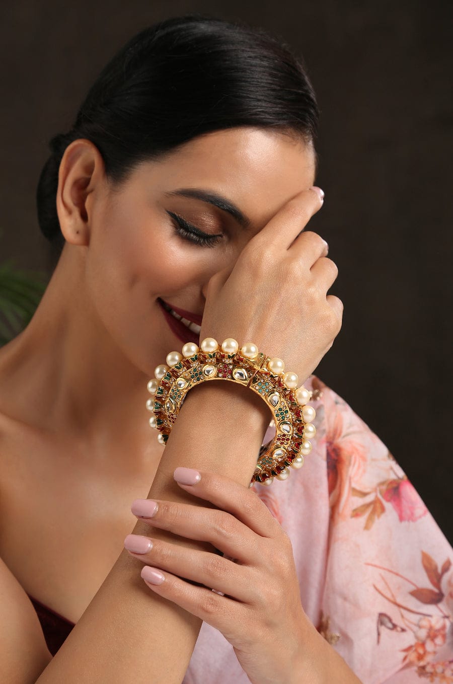 Gold Plated Rajwadi Bangle - Image 3