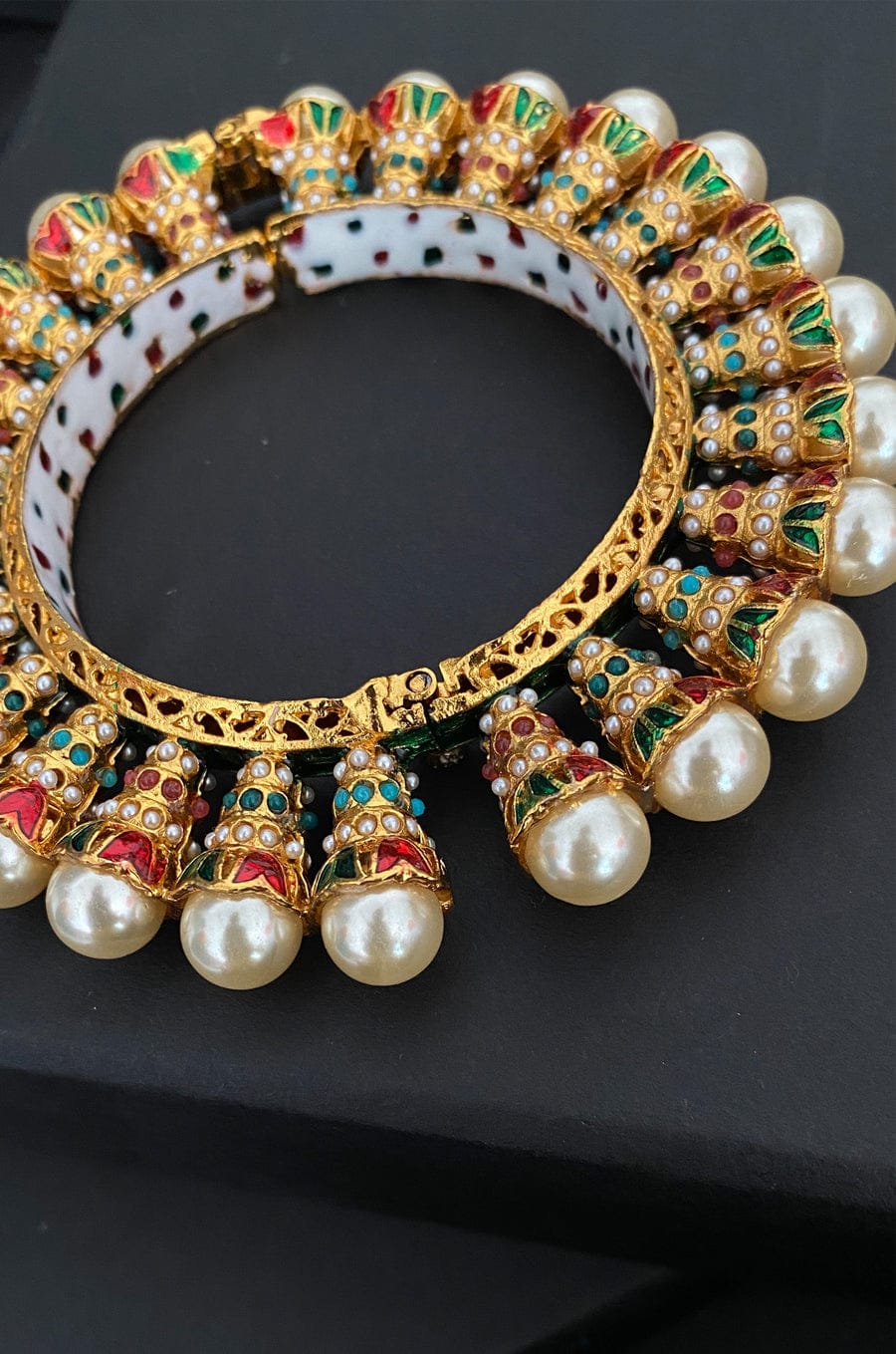 Gold Plated Rajwadi Bangle - Image 2