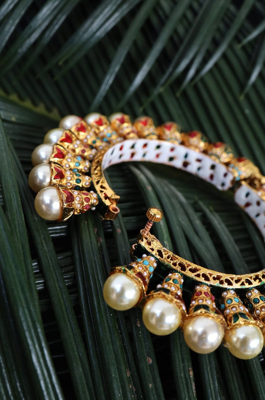 Gold Plated Rajwadi Bangle - Image 5