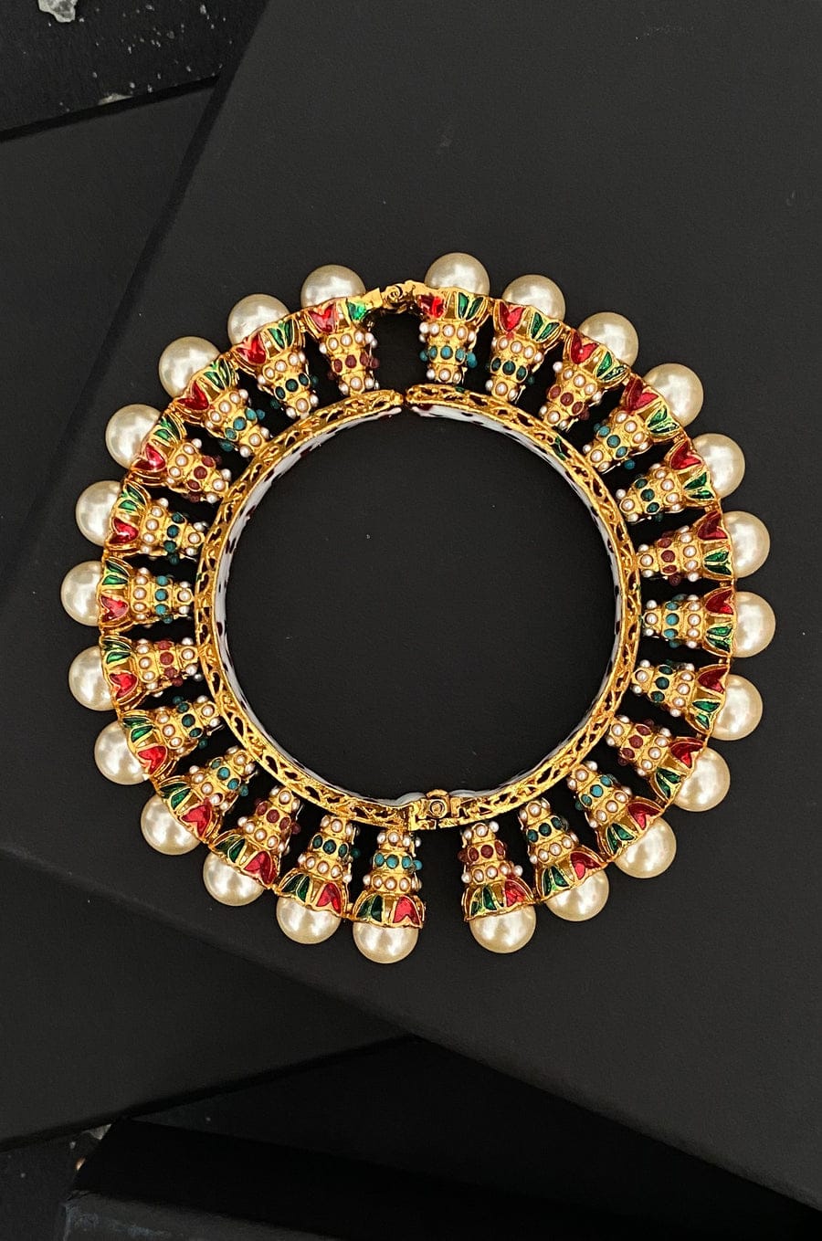 Gold Plated Rajwadi Bangle - Image 6