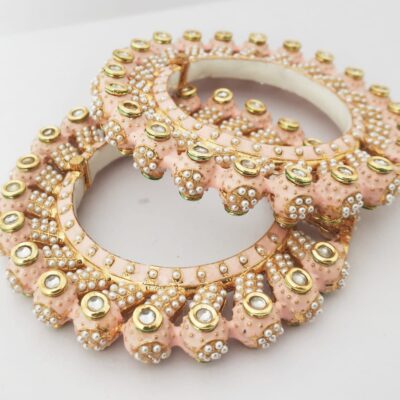 Brass Kundan Designer Meenakari Bangles