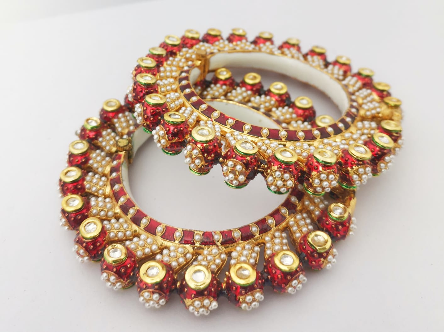 Gold Plated Rajwadi Bangle