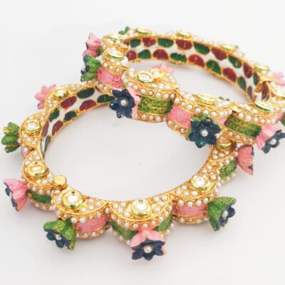 Gold Plated Rajwadi Bangle