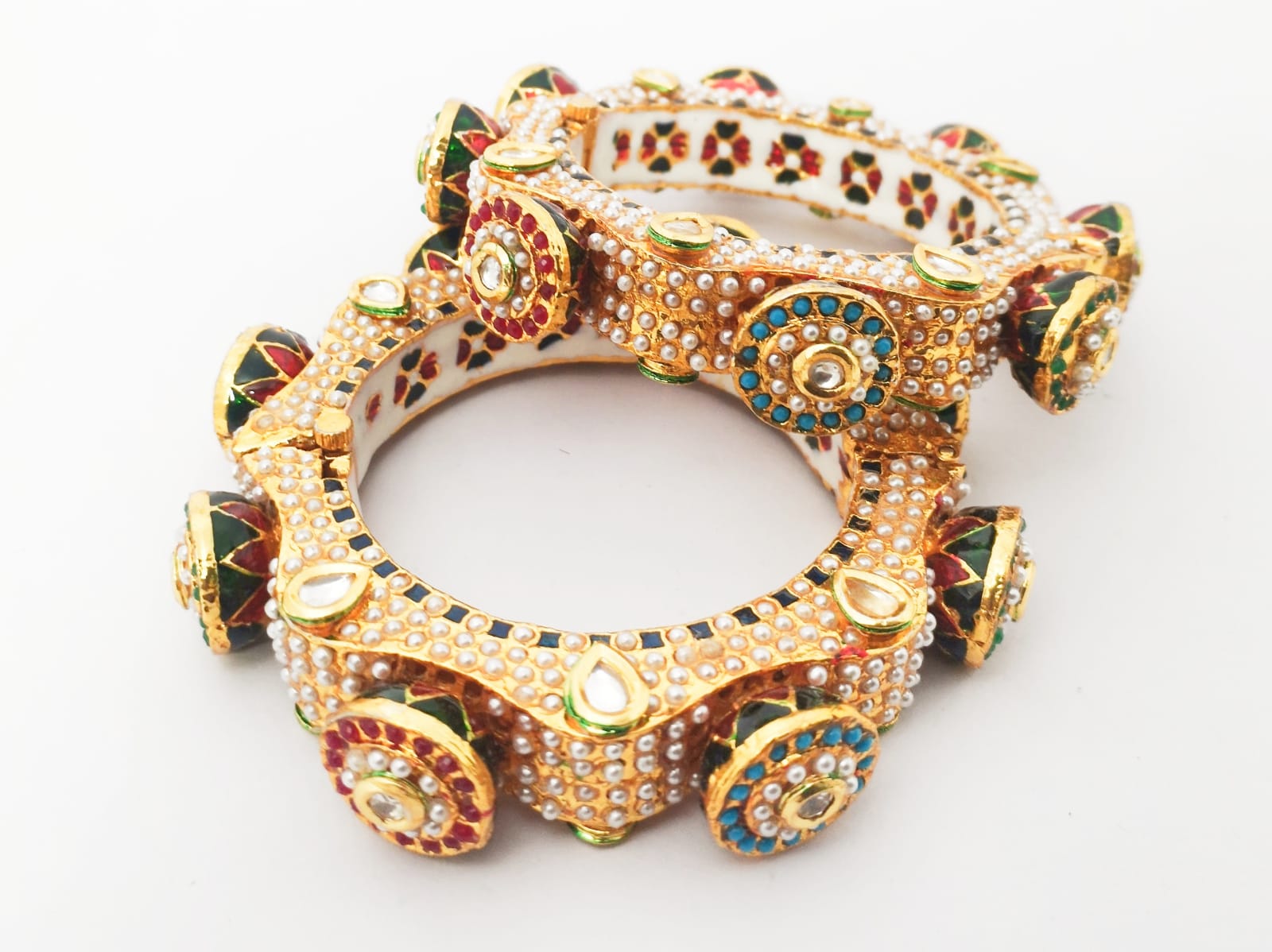 Gold Plated Rajwadi Bangle