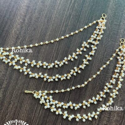 Delicate Pearl Ear chain