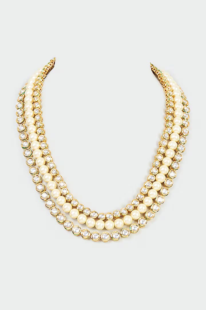 Ivory Kundan & Pearl Mala