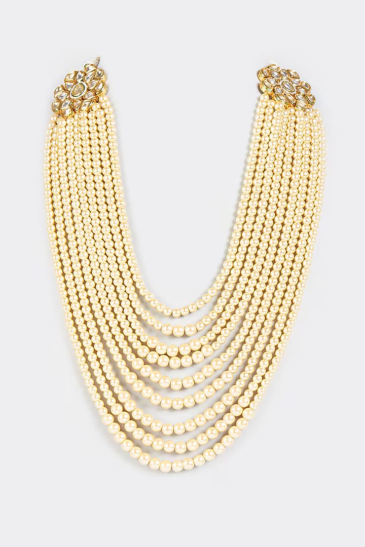 Cream Floral Mala