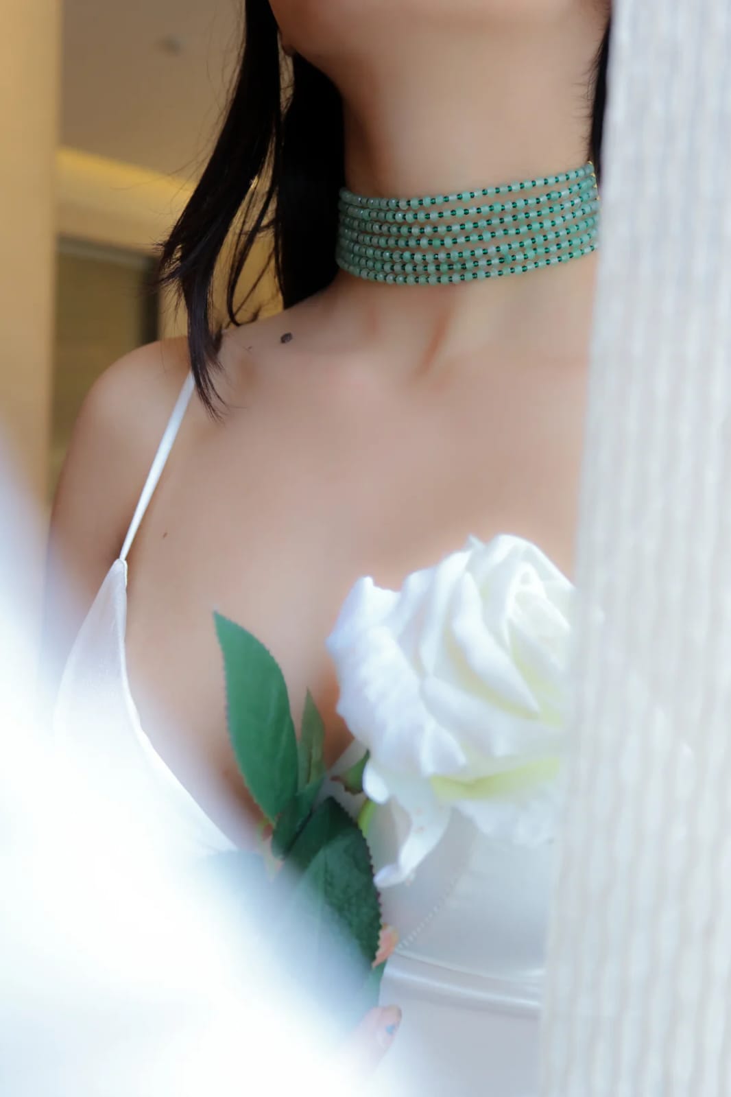 Emerald Green Onyx Choker Set - Image 2