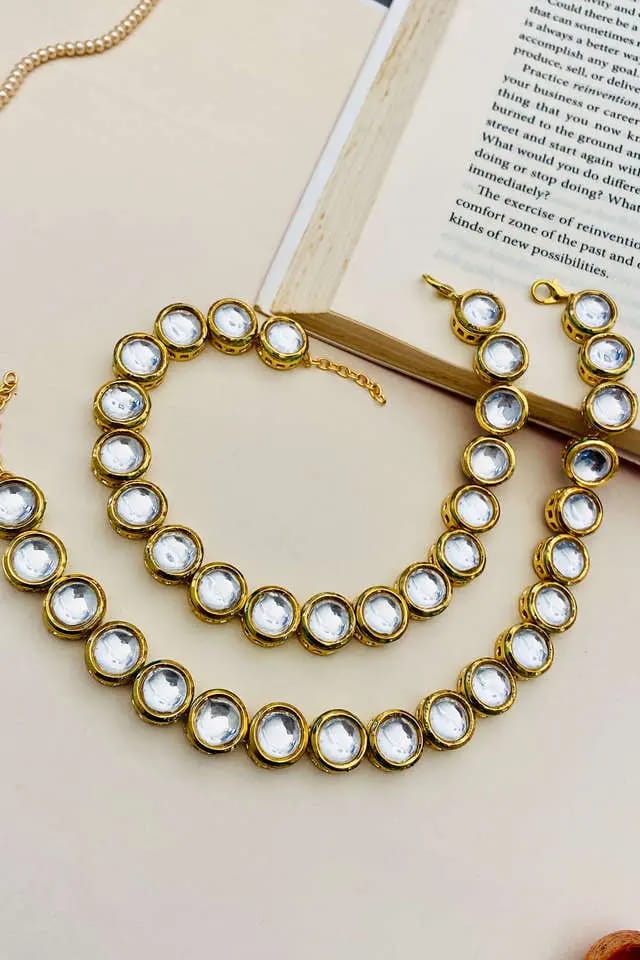 Delicate Gold & Peral Anklet