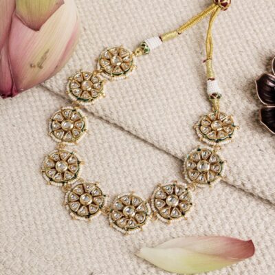 Kundan Flower  Necklace