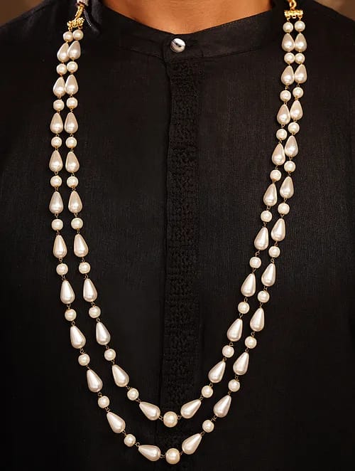 Drop Pearl Groom Mala - Image 3