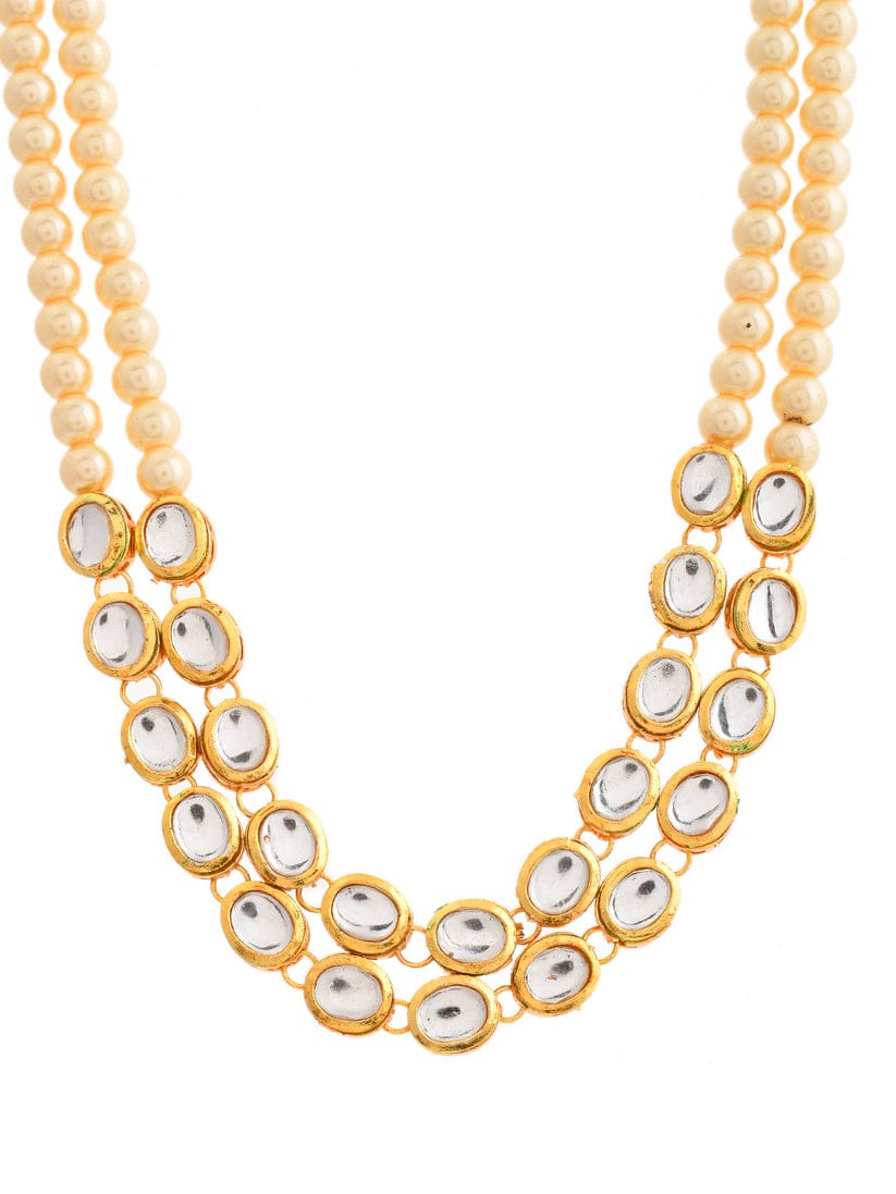 Kundan Pearl Necklace - Image 4