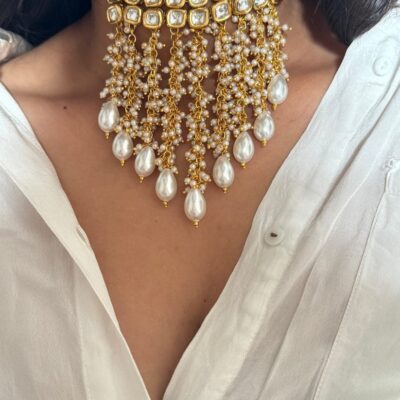 Handcraft Kundan Pearl Necklace