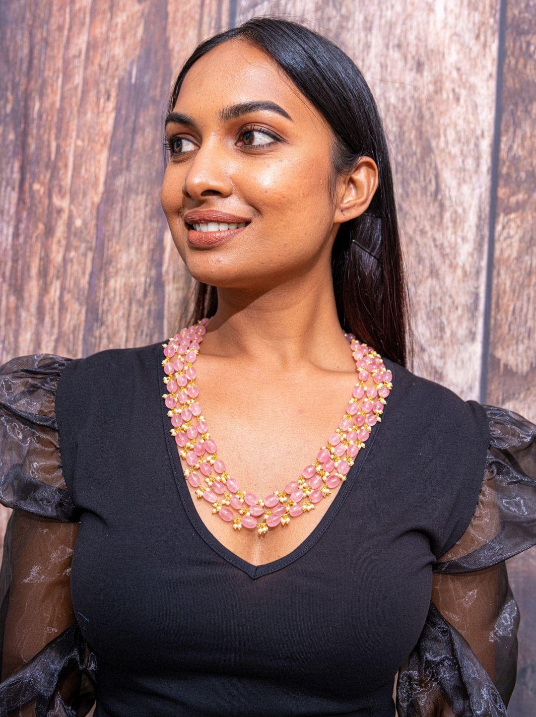Pink Stone Necklace