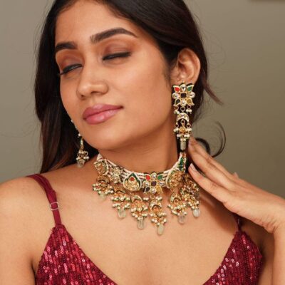 Navratan Kundan Necklace