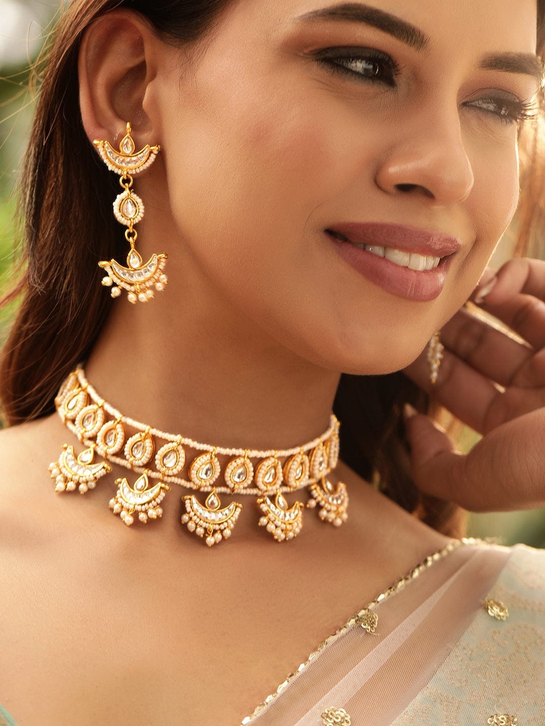 Kundan Peral Necklace