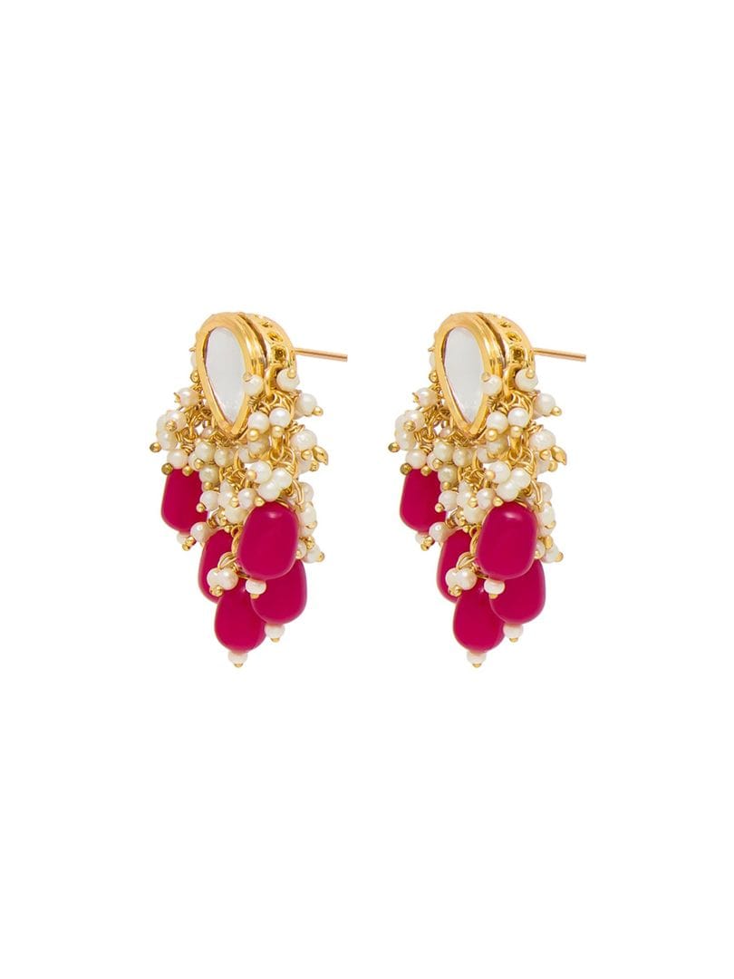 Gold-Plated Classic Drop Earrings - Image 3