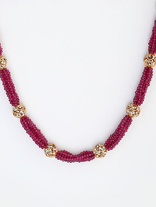Long Pearl Necklace Set - Image 4