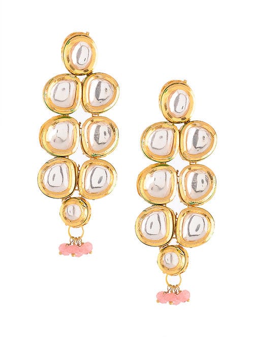 Long Polki Necklace - Image 3