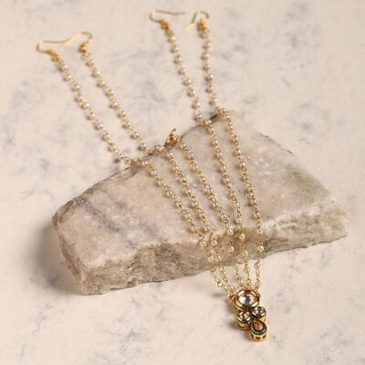Women Gold Hook Gold Plated Alloy Hair Accessories
